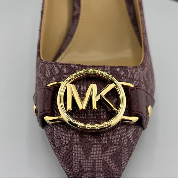 Michael Michael Kors Women’s Rory Flex Pumps. Burgundy. New - Picture 9 of 10